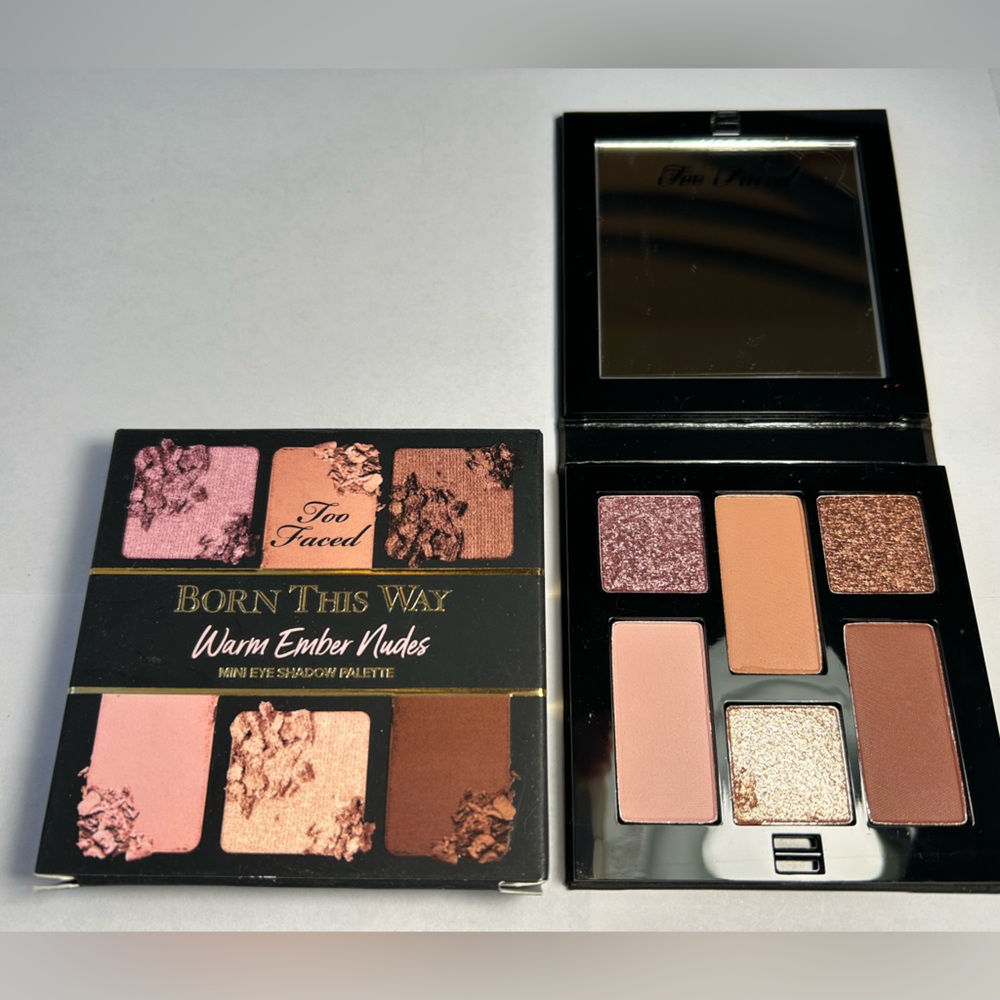 NWT🌷Too Faced Mini Born This Way Complexion-Inspired Eyeshadow Palette “Warm”